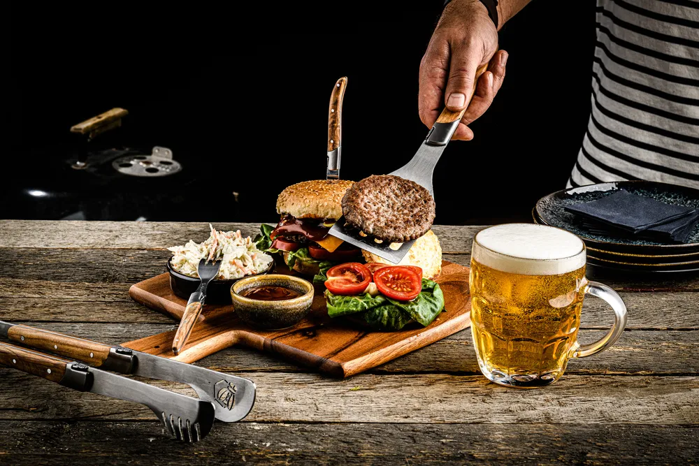 Sartons Luxury Line BBQ spatel olijfhout