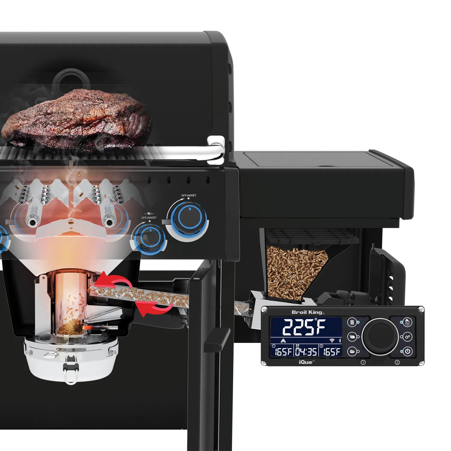 Broil King Baron pelletmodule 5-brander ombouwkit