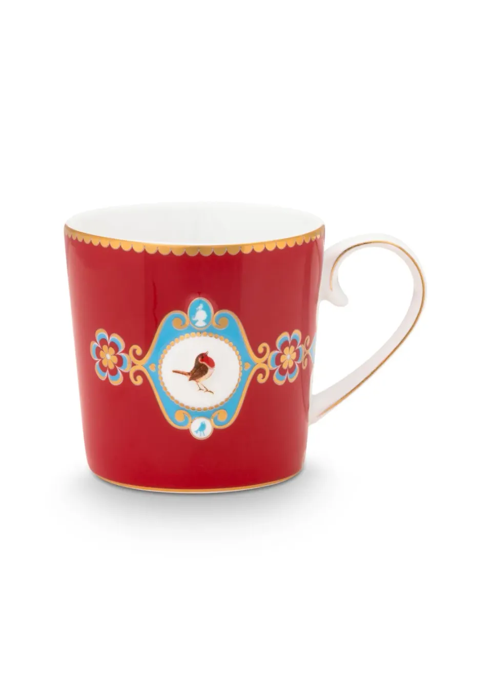 Sartons Love Birds Love Medallion mok 150 ml rood-roze