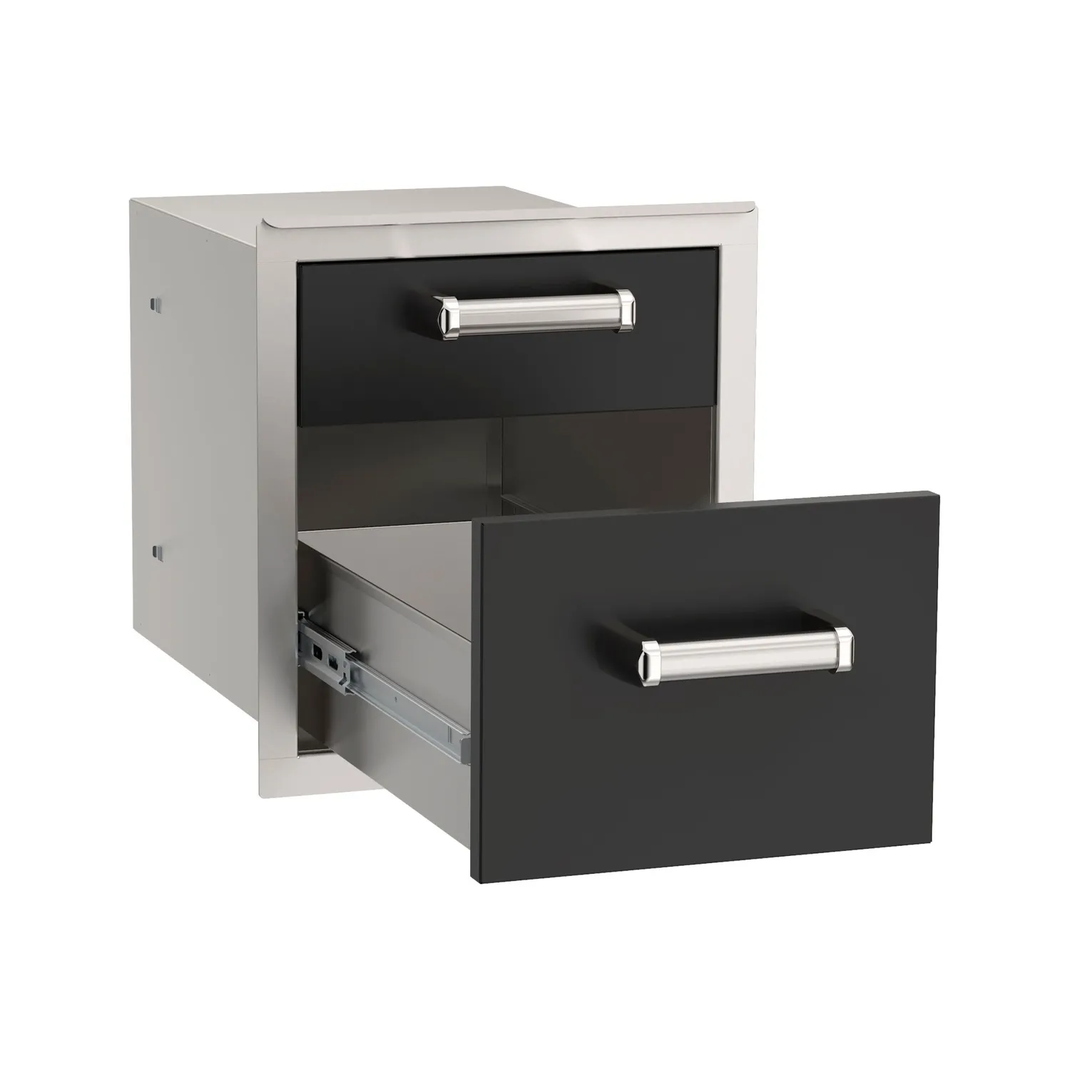 Fire Magic Echelon Diamond Black Double Drawer ladeblok zwart