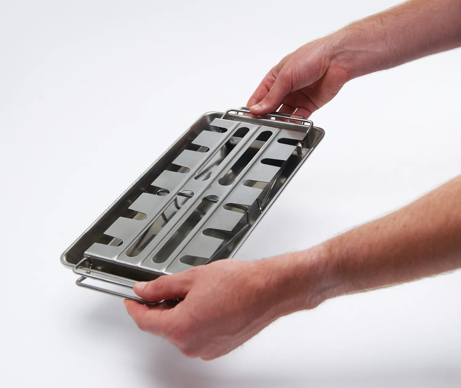 Broil King wing rack met rvs lekbak opvouwbaar