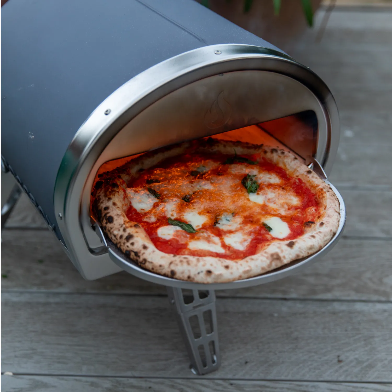 Gozney Roccbox Mantel pizzaoven plank RVS geventileerd