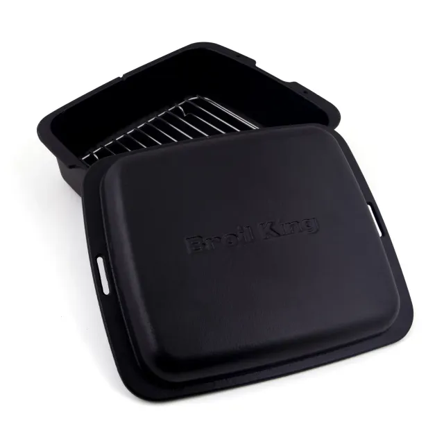 Broil King gietijzeren Dutch Oven braadpan met rek