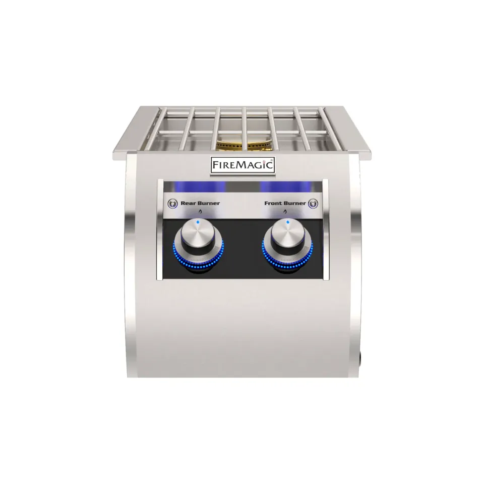 Fire Magic Echelon Diamond zijbrander dubbel gas