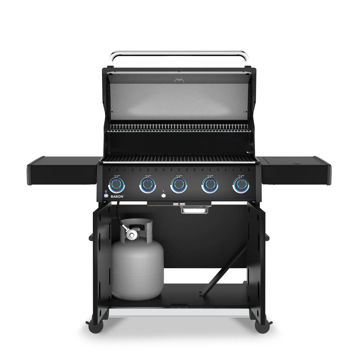 Broil King Baron 520 Pro Shadow gasbarbecue propaan 5-branders