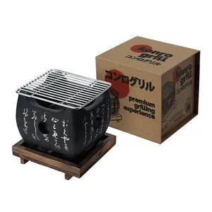 Konro Hibachi Klein 12 cm grill aluminium set