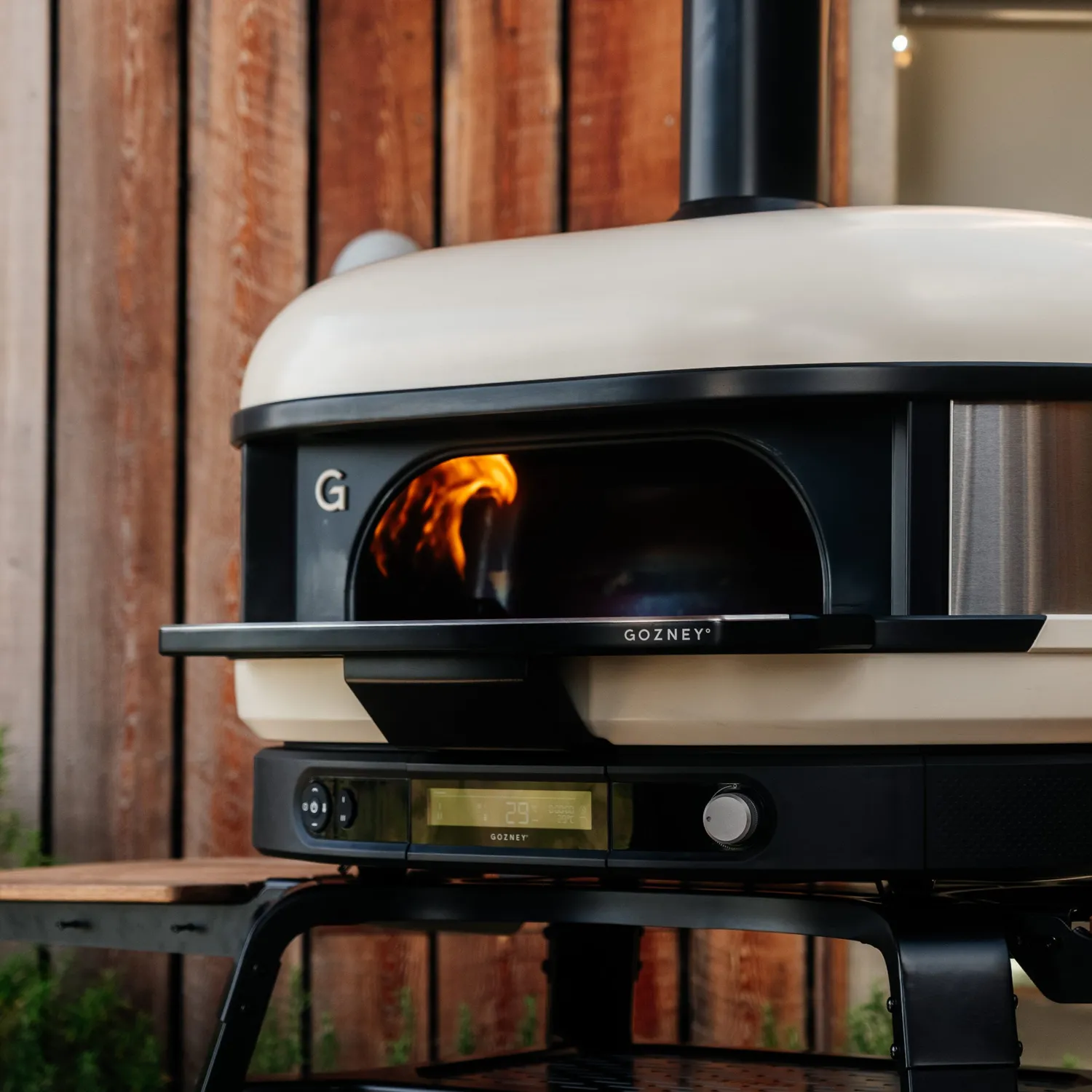 Gozney Dome Gen 2 mantel RVS werkblad voordeur