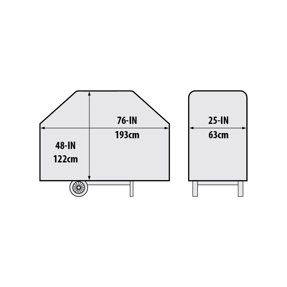Broil King Premium barbecuehoes 76 inch waterdicht
