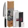Konro Kotai Gyuto 20cm koksmes gehamerd staal