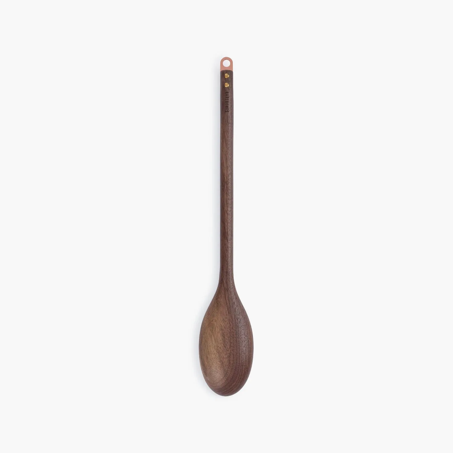 Bare Bones Houten Pollepel walnoot koperbeslag