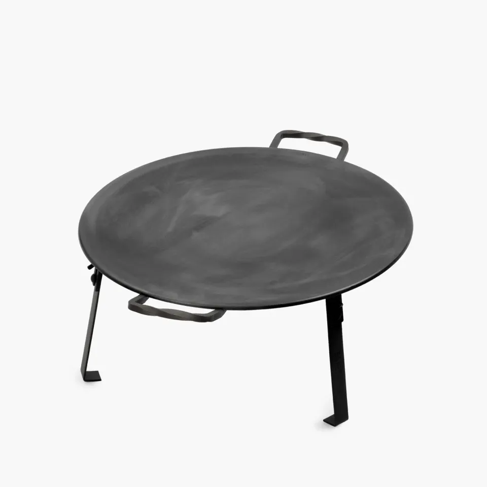 Bare Bones Living Cowboy Wok carbon steel wokpan 15 inch met tas
