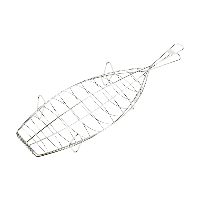 Kasai Grill Vis Grillmand 42x16cm RVS
