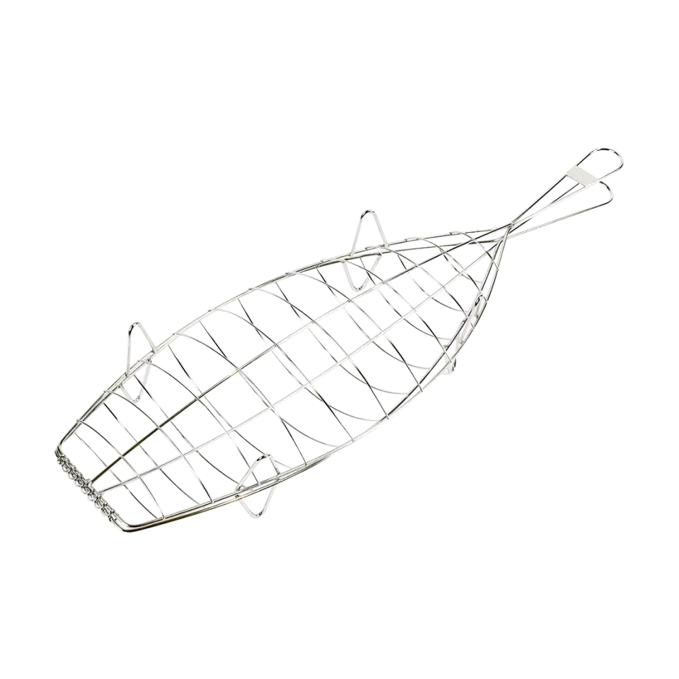 Kasai Grill Vis Grillmand 42x16cm RVS