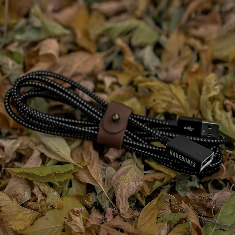 Barebones 2.0 USB verlengkabel 2 meter zwart