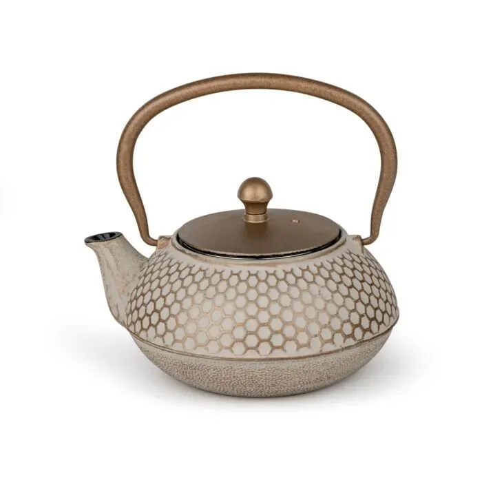 Sartons Jiangxi theepot gietijzer 0,7 liter beige