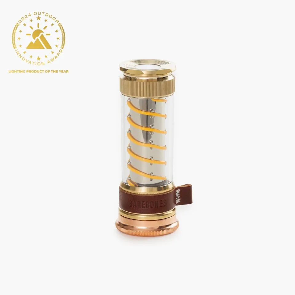 Bare Bones Living Edison Light Stick lantaarn Brass 7 standen