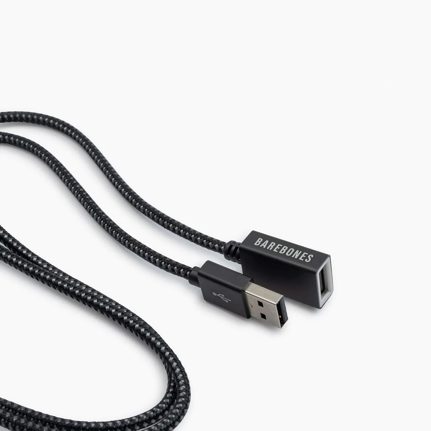 Barebones 2.0 USB verlengkabel 2 meter zwart