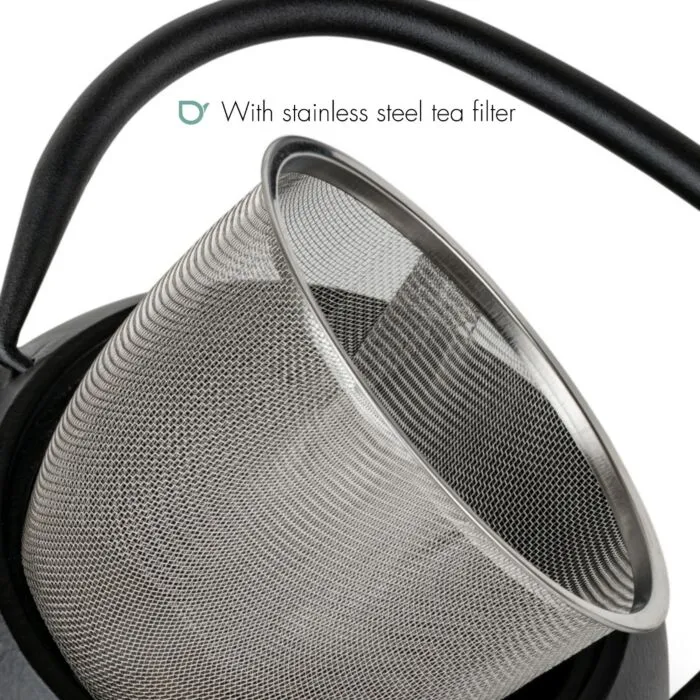 Sartons Guizhou theepot gietijzer zwart 0,75 liter