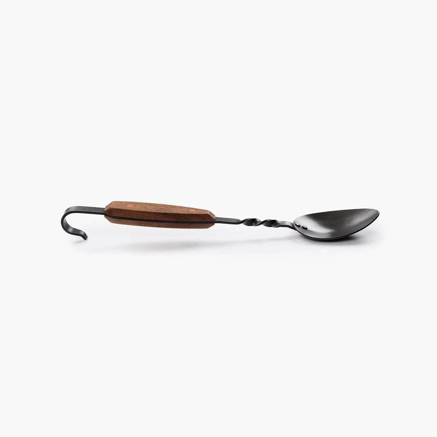 Bare Bones Living Cowboy Grill Chef Spoon bbq-lepel walnoot