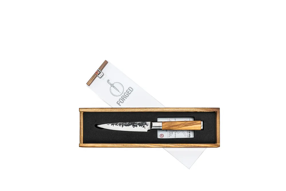 Olive Forged Utility universeel mes 12,5 cm Japans staal