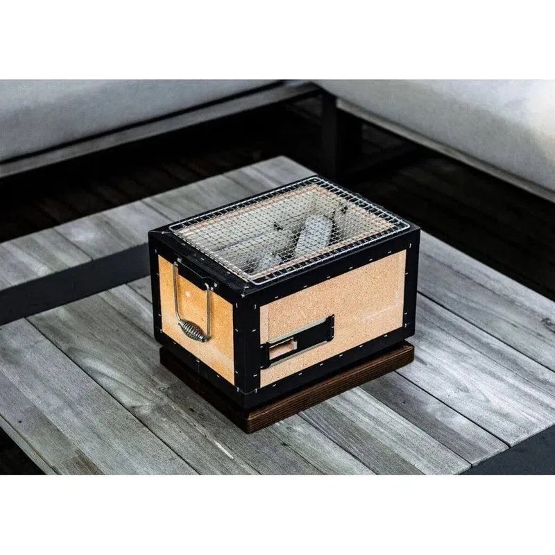 Konro Small barbecue grill klein diatomeeënaarde