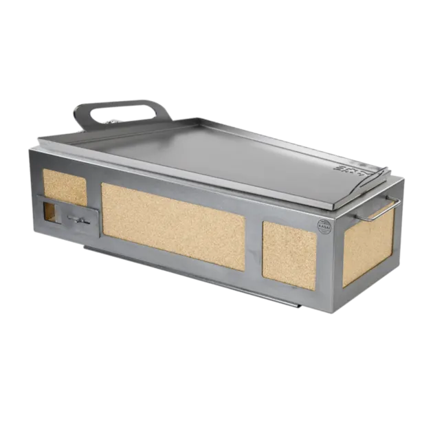 Kasai Konro Grill Solid Plancha Edition houtskool