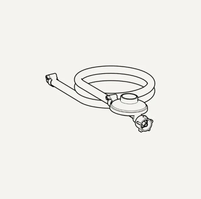 Gozney Dome Gen 2 gasslang 50mbar regelaar DE