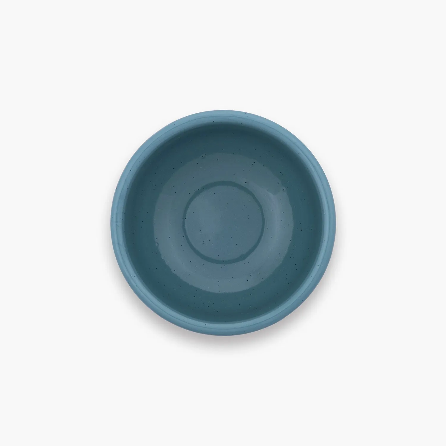 Bare Bones Living Rolled Enamelware Side Bowl emaille kommen Smoky Blue