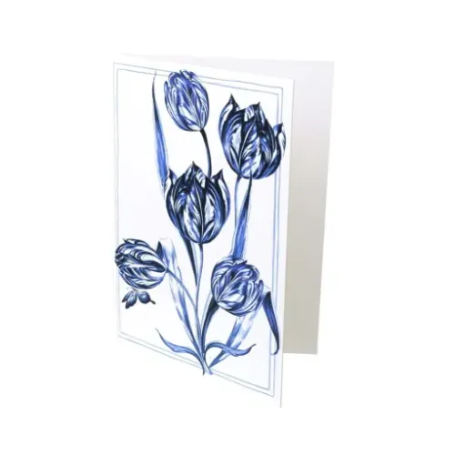 Sartons Tulpen wenskaart bloemen vrolijk