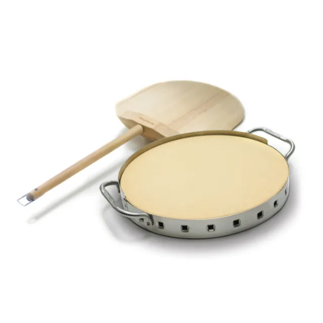 Broil King Imperial pizzasteen set met schep