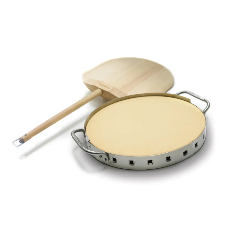 Broil King Imperial pizzasteen set met schep