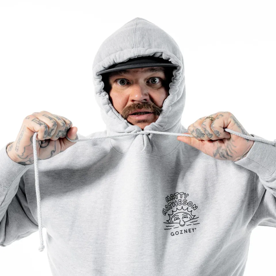 Gozney Camp Matty's World Hoodie trui zwaar katoen