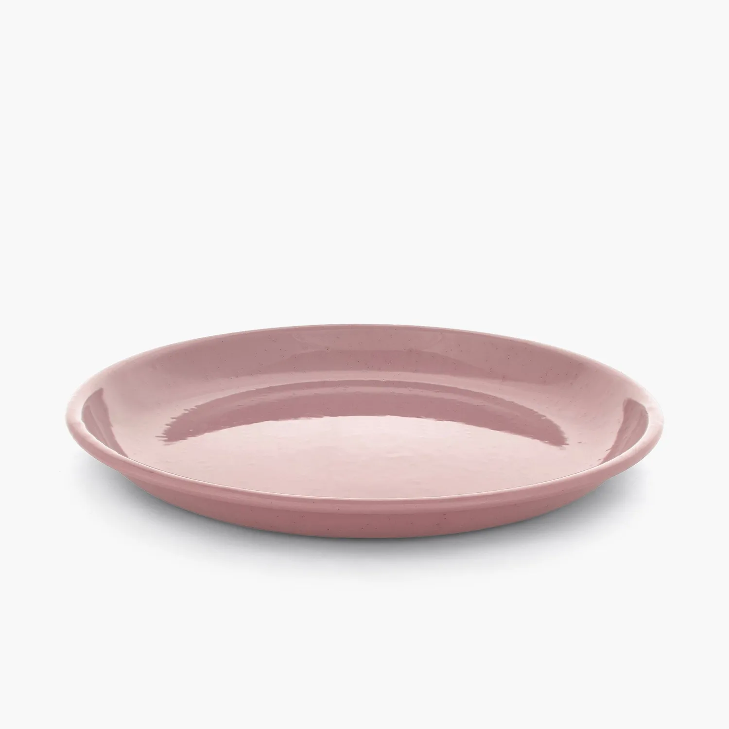 Bare Bones Living Rolled Enamelware bordenset dusty rose emaille