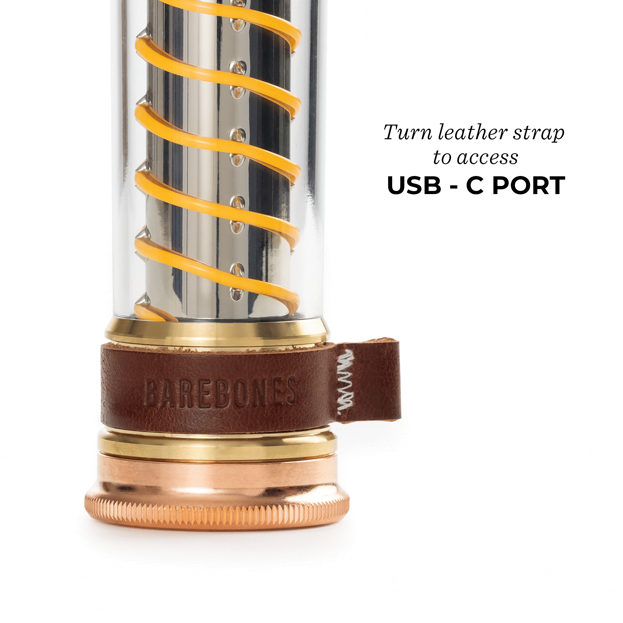 Bare Bones Living Edison Light Stick lantaarn Brass 7 standen