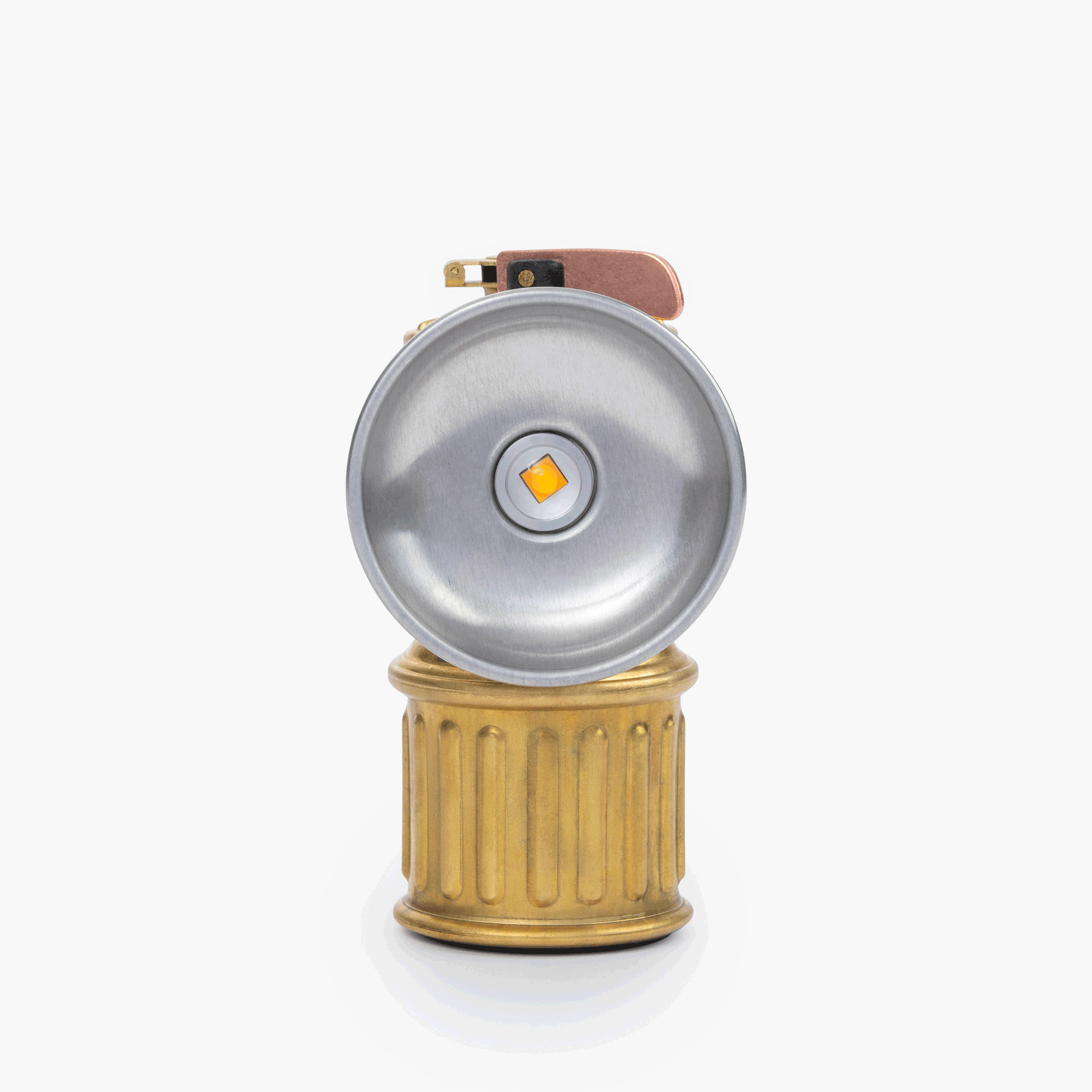 Bare Bones Living Miners Lantern messing dimbaar
