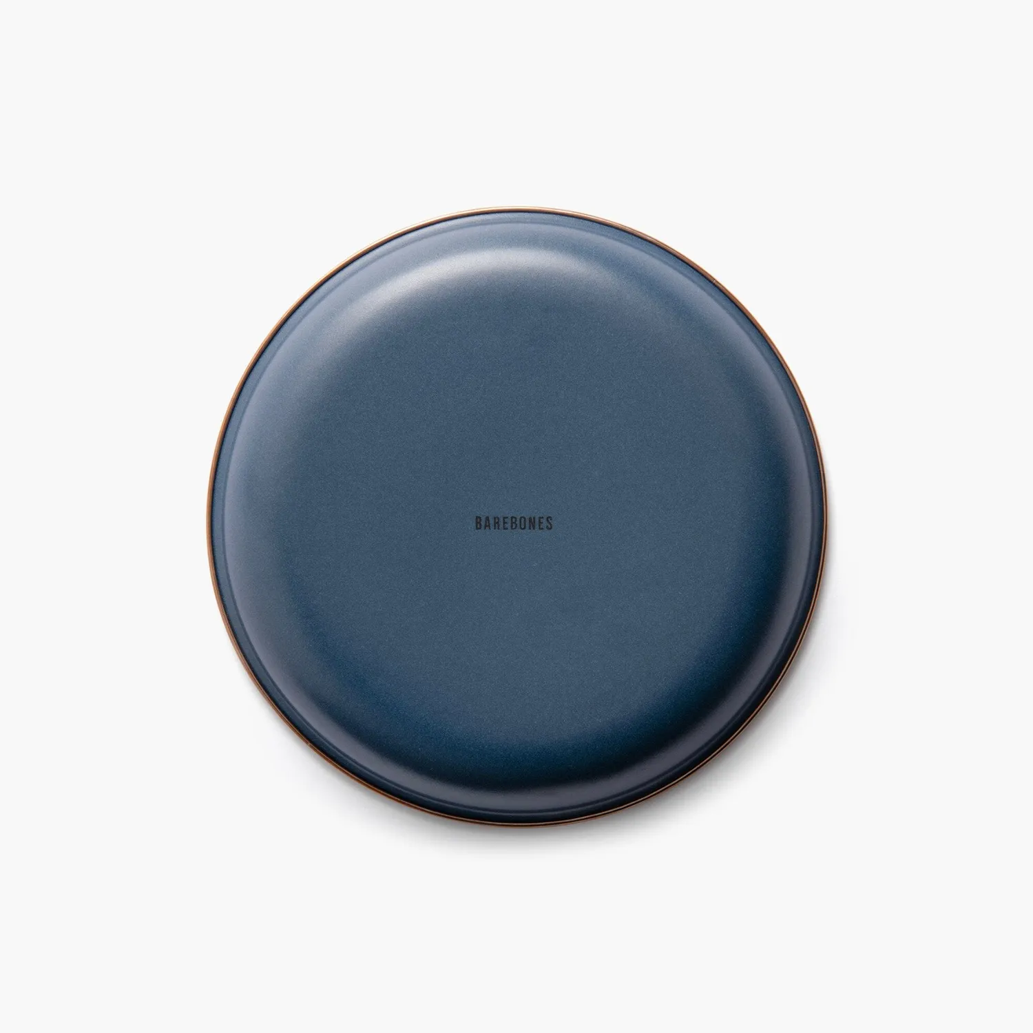 Bare Bones Living Enamel 2-Tone bordenset indigo blue 2 stuks