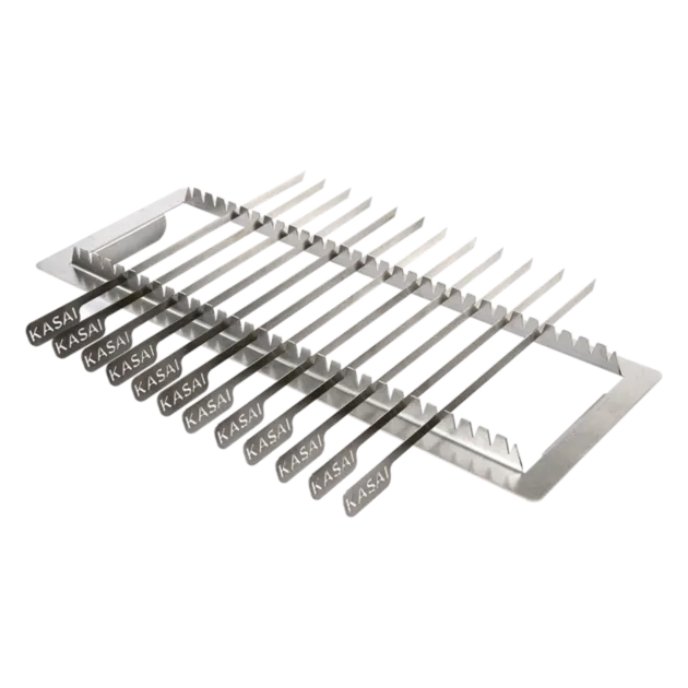 Kasai Konro spiesenrek rvs met 6 spiesen