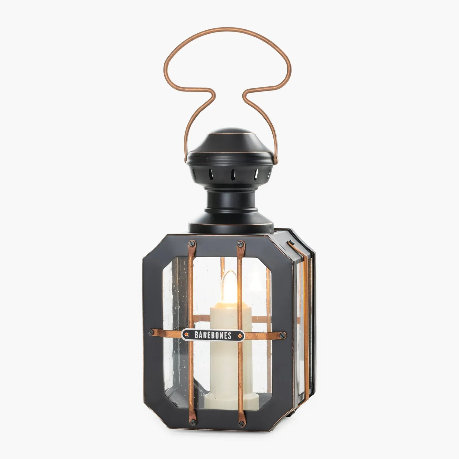 Barebones Box Candle lantaarn bundel wit
