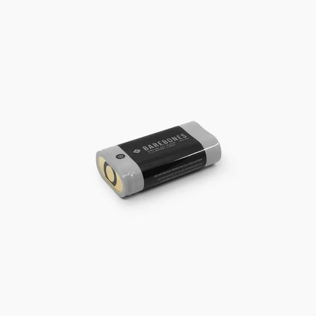 Bare Bones Living Replacement Li-ion Battery 2-18650 lantaarnaccu