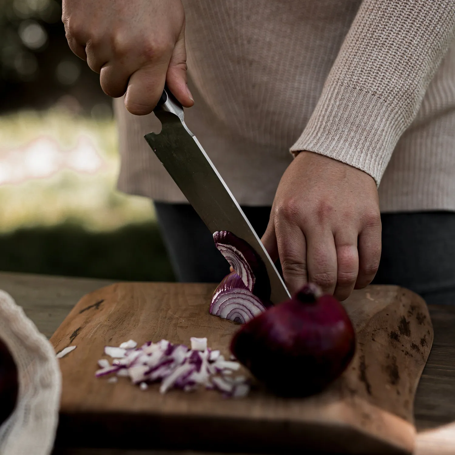 Bare Bones Living No. 8 Chef Knife koksmes pakkahout