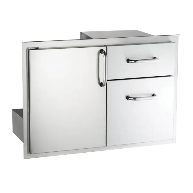 Fire Magic Select Access Door Drawer Combo inbouwdeur lade rvs