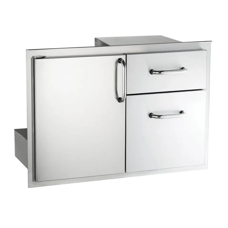Fire Magic Select Access Door Drawer Combo inbouwdeur lade rvs