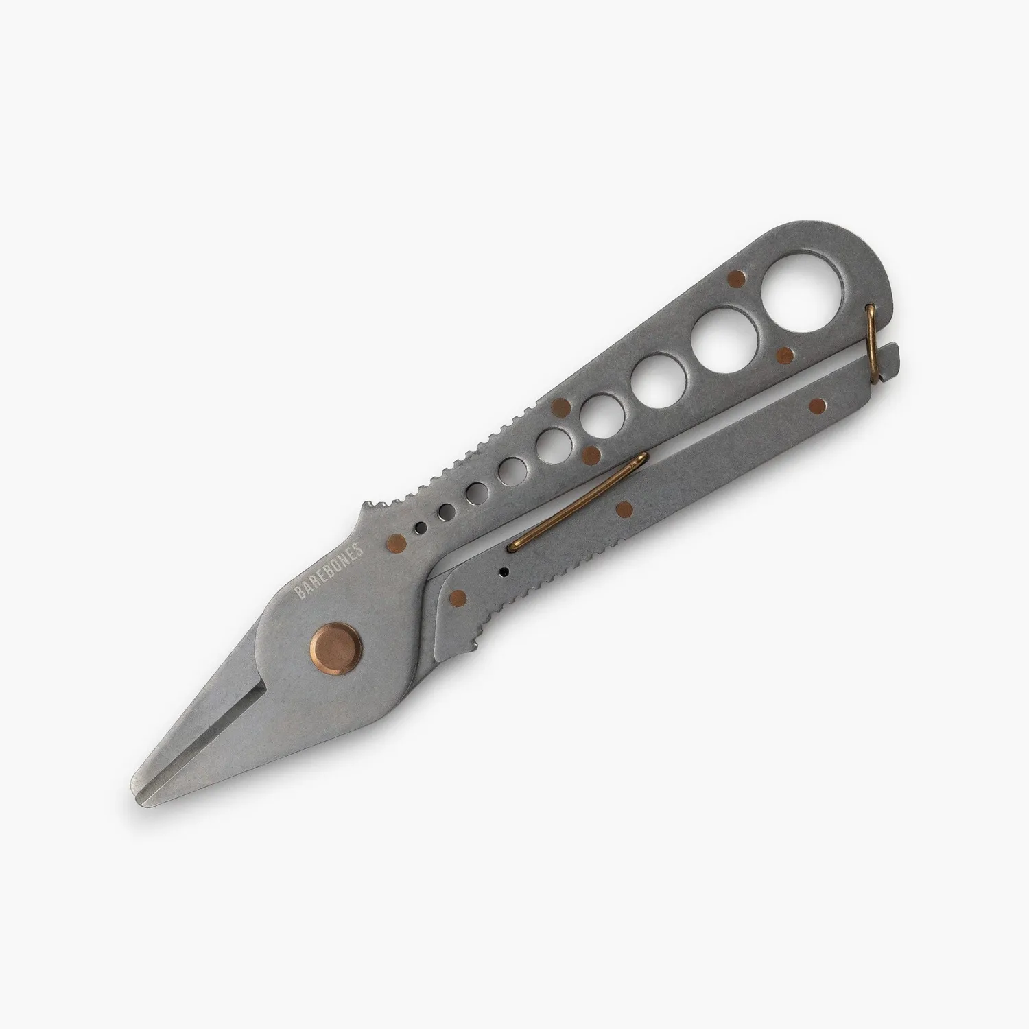 Bare Bones Living Herb Harvest and Strip Tool kruidenschaar Tumbled Black 2-in-1