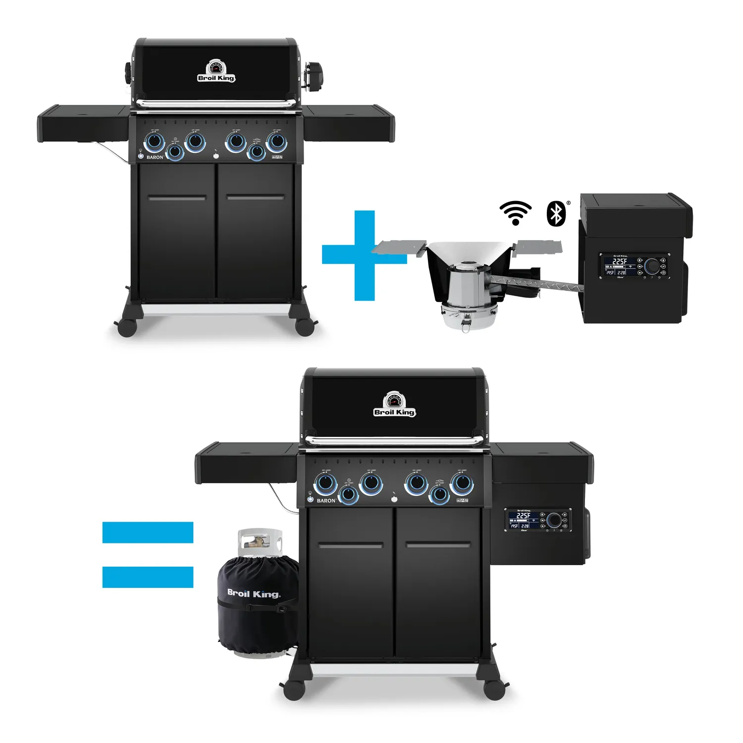 Broil King Baron pelletmodule 5-brander ombouwkit
