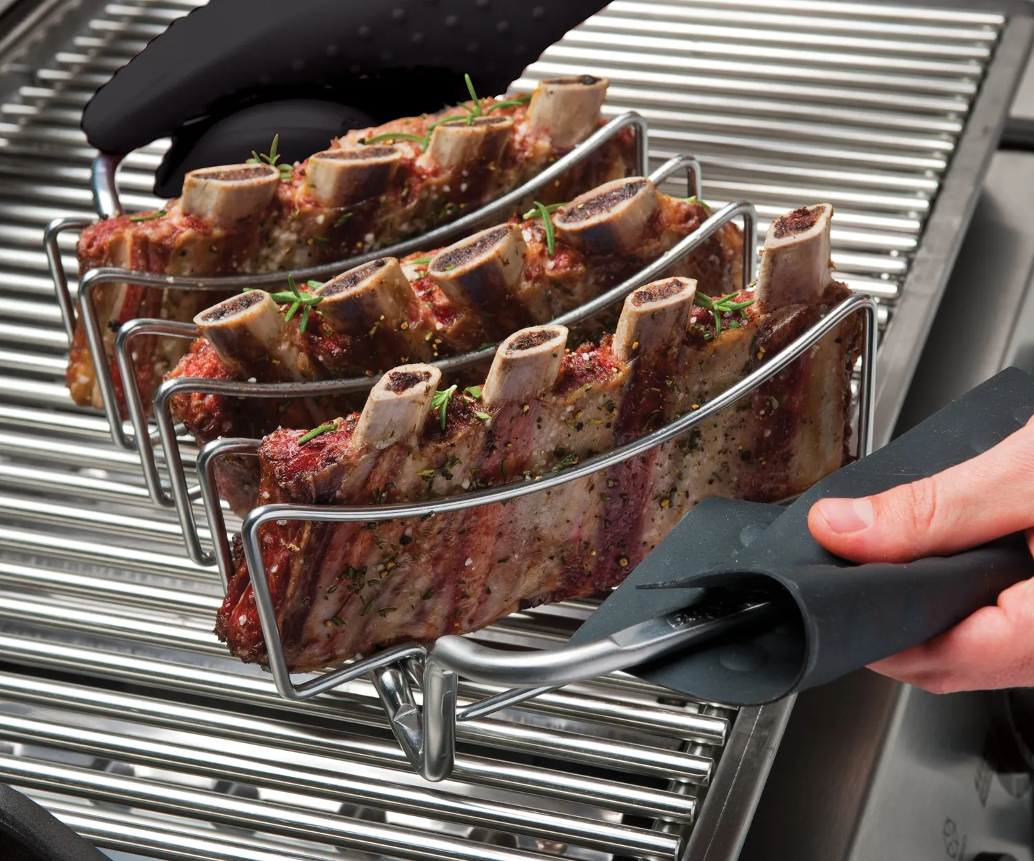 Broil King Imperial Rib Roast Rack rvs ribhouder 5 ribs