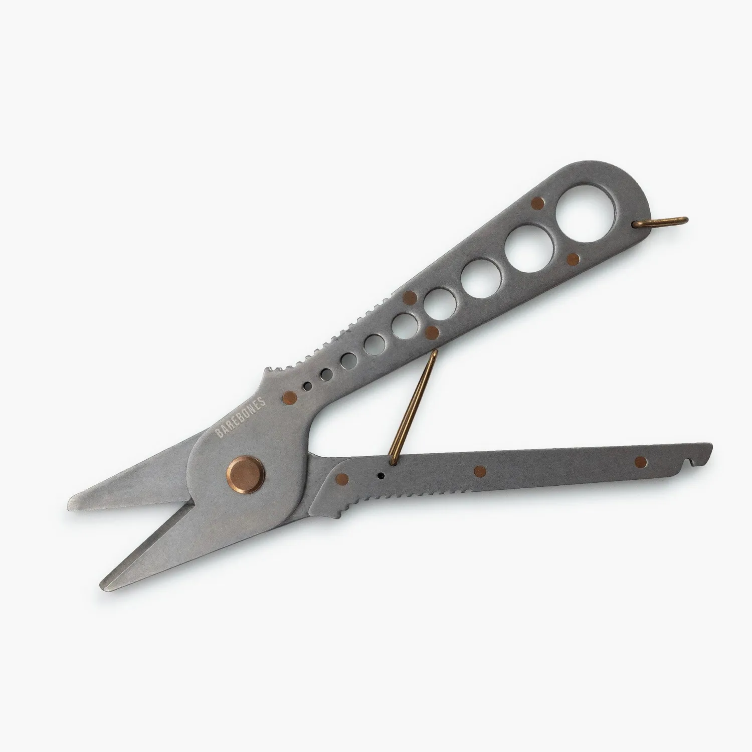 Bare Bones Living Herb Harvest and Strip Tool kruidenschaar Tumbled Black 2-in-1