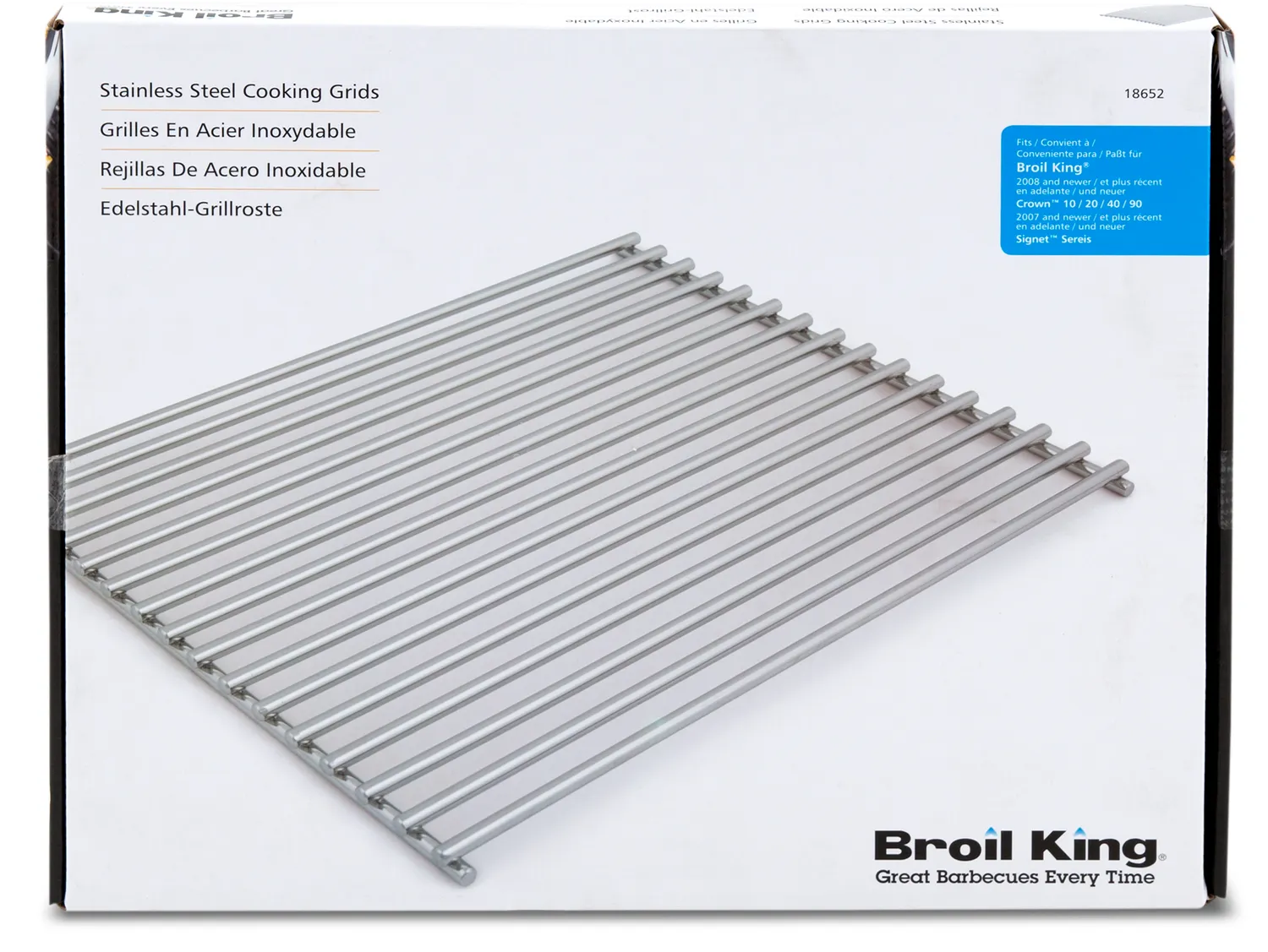 Broil King Crown Signet grillrooster rvs 38x32 cm 8 mm