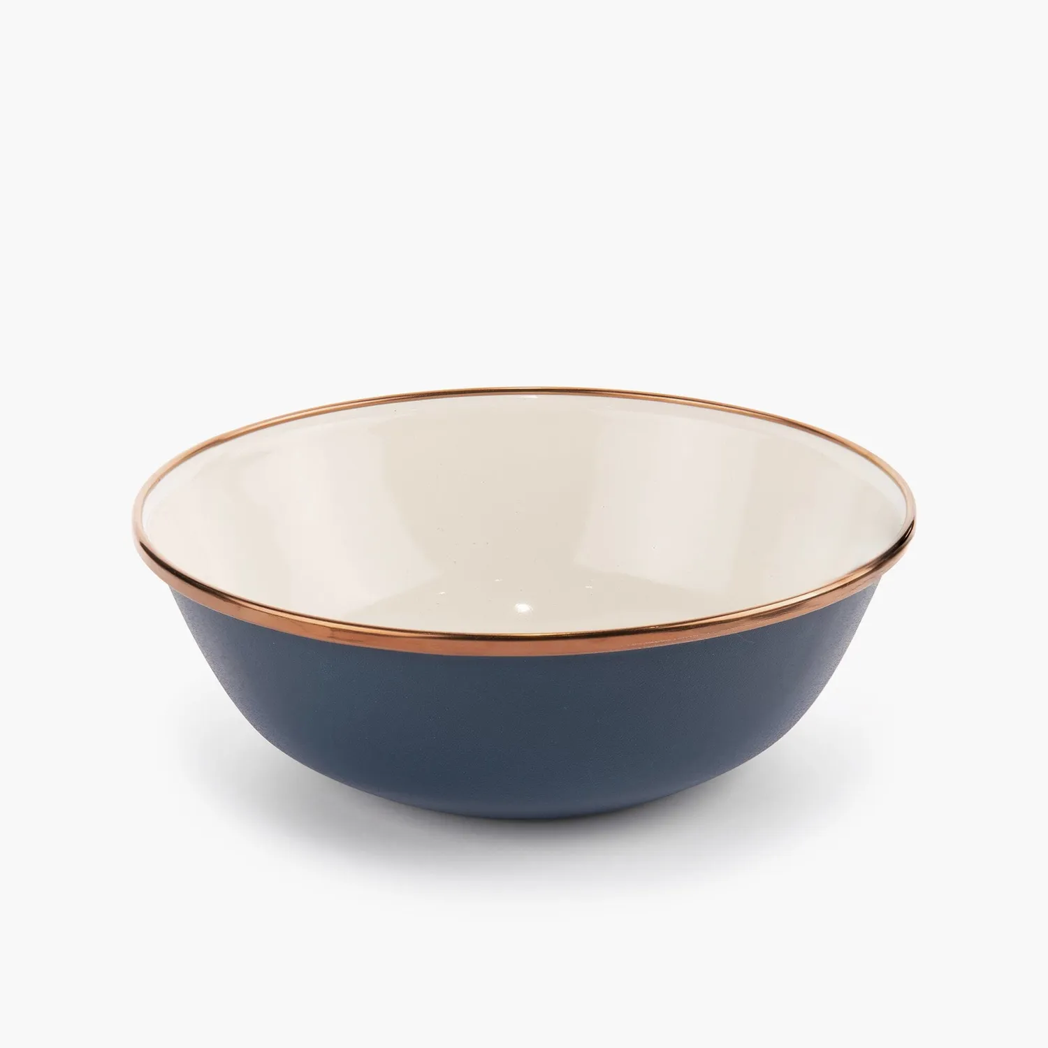 Bare Bones Living Enamel 2-Tone kommenset indigo blue 2-delig