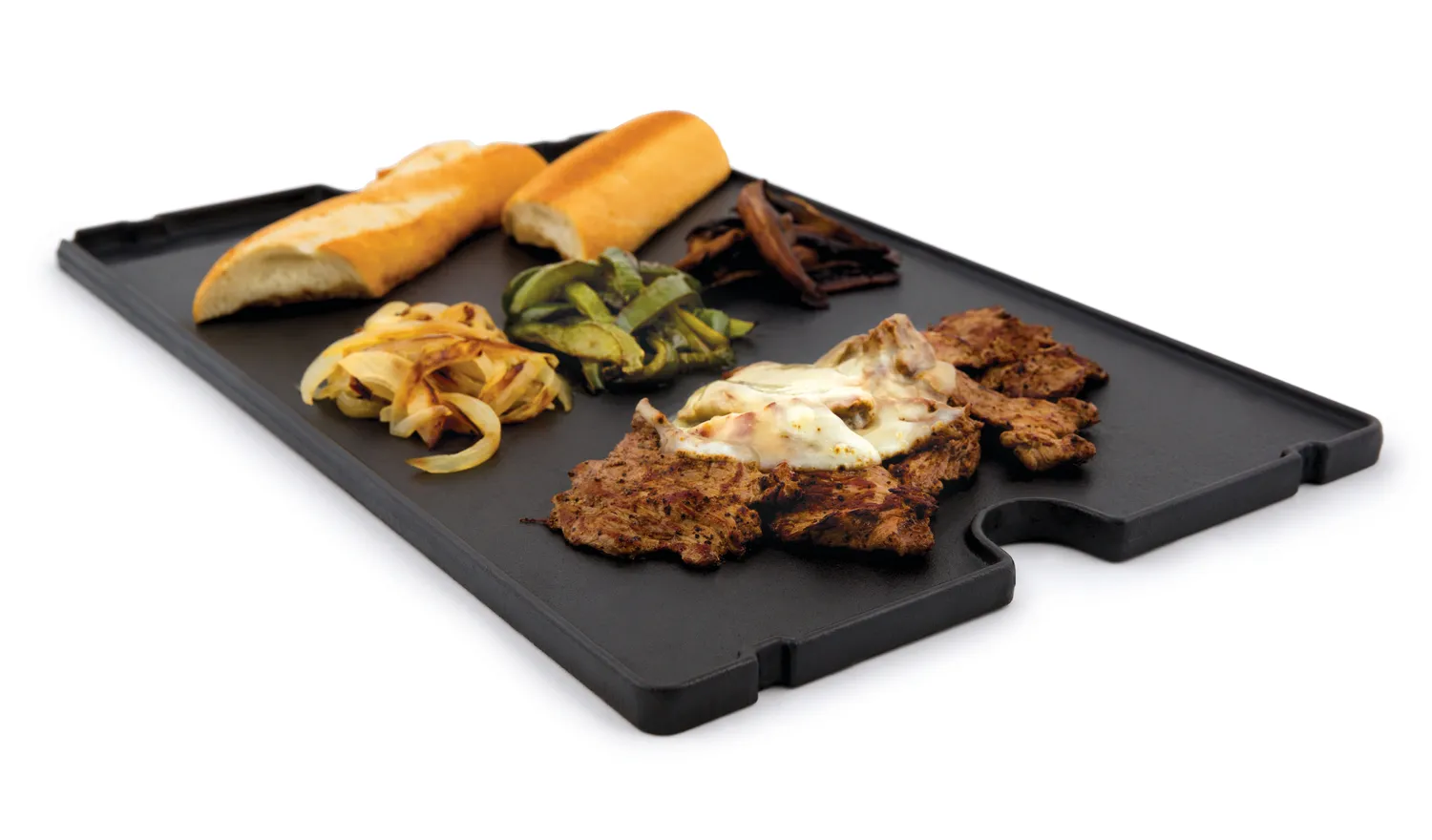 Broil King Crown Baron griddle gietijzeren bakplaat omkeerbaar