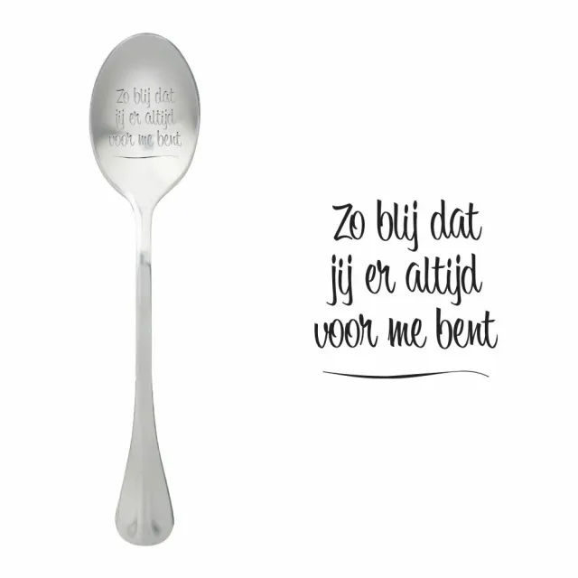 Sartons Zo blij dat jij er bent wenskaart bedankje